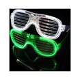 thumbnail image 3 of LINLIN Flashing LED EL Wire Glasses - Party Decorative Lighting Classic Gift Glow LED Light Up Party sunglasses, 3 of 9