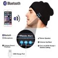 thumbnail image 5 of GRNSHTS Bluetooth Hat Beanie for Mens Gifts, Music Hat with Wireless Bluetooth V4.2 Winter Hat Built-in HD Stereo Speakers & Microphone with Rechargeable USB for Winter Outdoor Sports (Black), 5 of 7