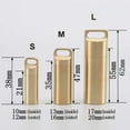 thumbnail image 6 of Waterproof Bottle Holder Brass Container Keychain Medicine Capsule Pill Box Case, 6 of 14