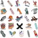 thumbnail image 3 of Skateboard Stickers - 50 Pcs Cartoon Sports Activities Decals Ball Vinyl Decoration DIY Funny Creative Decor for Teens Party Supplies for Adults (Skat, 3 of 4