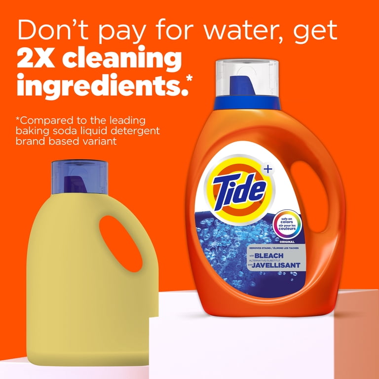Tide Bleach Alternative Liquid Laundry Detergent, Original Scent