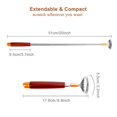 thumbnail image 3 of Back Scratcher Aznrszy, mango de madera extensible y acero inoxidable, 3 of 7