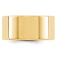 thumbnail image 6 of 10K Yellow Gold 10mm Light Weight Flat Band Ring Size 10.5, 6 of 7