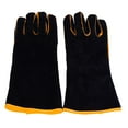 thumbnail image 3 of Guantes de soldadura Sharpla Guantes contra incendios 35 cm Negro, 3 of 8