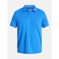 thumbnail image 5 of Athletic Works Men's and Big and Tall Men's Active Mesh Polo Shirt, Size XS-5XL, 5 of 5