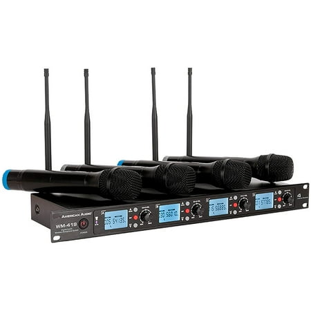 UPC: 0818651026276 | 4 Channel Wireless Handheld Microphone System (WM-419)