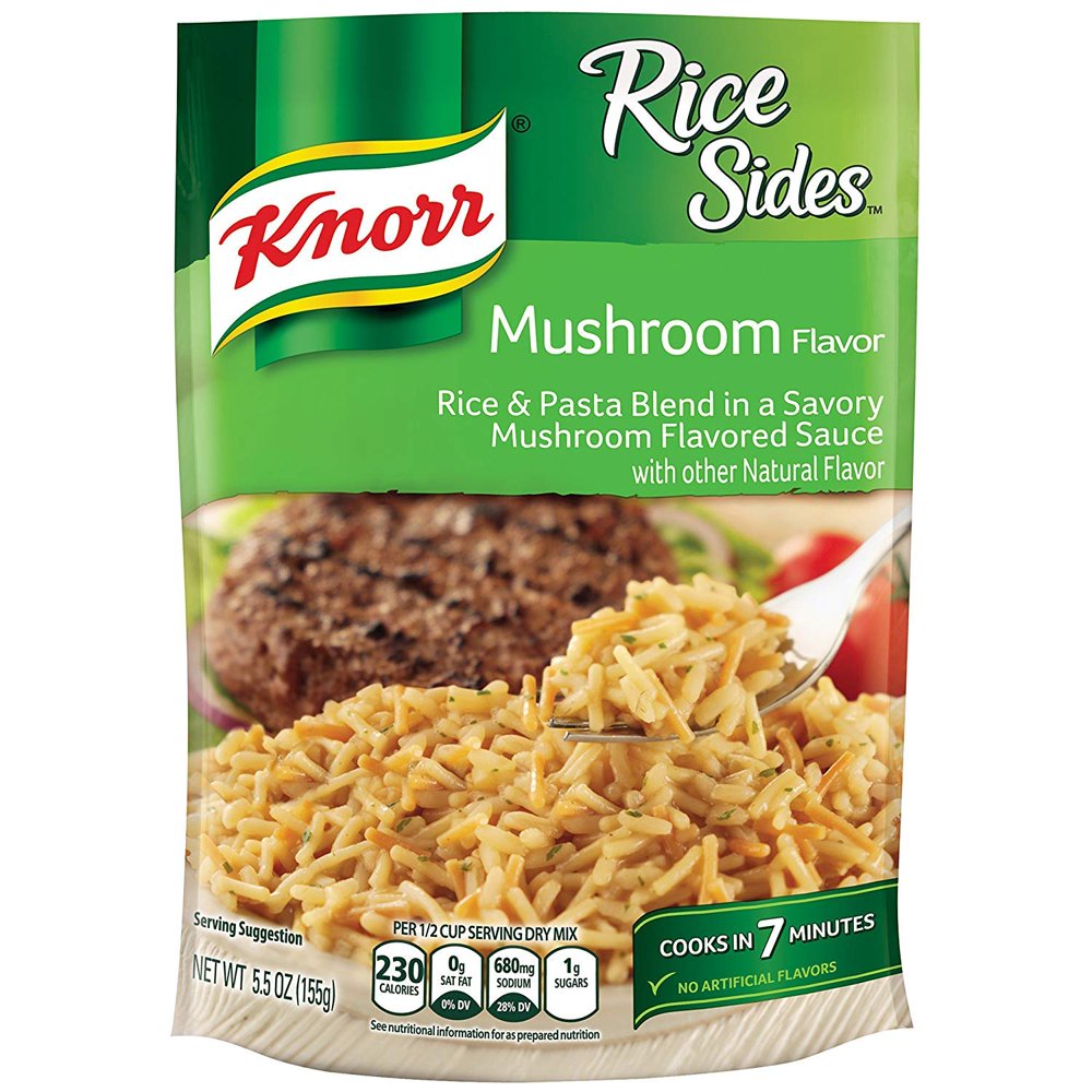 Rice Sides Dish, Mushroom, 5.5 oz Pack of 8