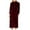 Wine, variant on qolati Women Plus Size Long Sleeve Midi Dresses Fall Casual Velvet Cewneck Flowy Shift Dress Loose Peated A Line Long Dress