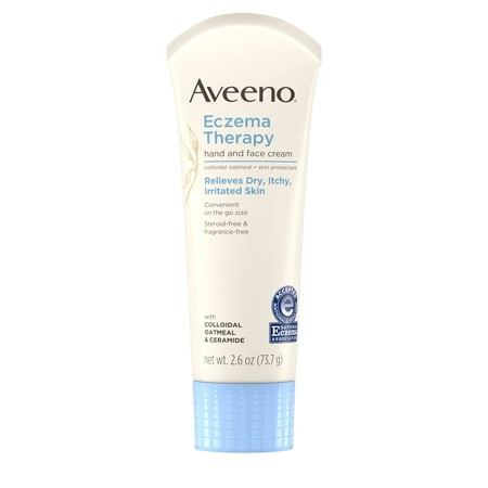 Aveeno Eczema Therapy Hand & Face Cream, Travel-Size Lotion, 2.6 (The Best Lotion For Eczema)