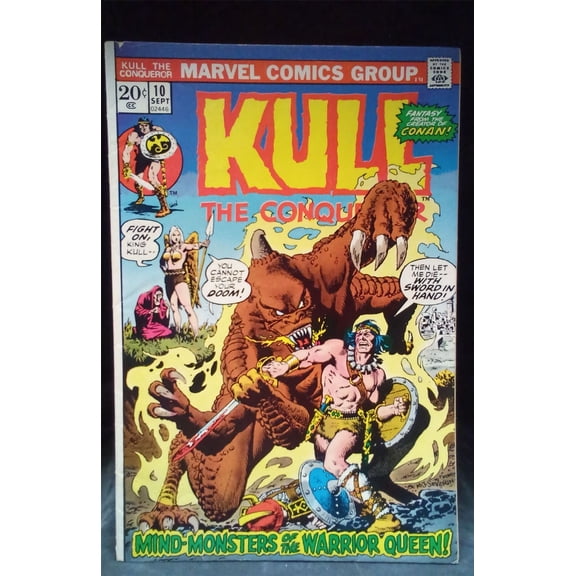 Pre-Owned Kull, the Conqueror #10 1973 Marvel Comics Comic Book