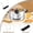 Black, variant on Slow Cooker Lid Holder for Cooking, Crock Pot Lid Holder, Hand Free Pot Lid Holders for Kitchen Fits Most Slow Cookers, Stainless Steel Pot Lid Rack with Silicone Sink to Keep Countertop No Mess