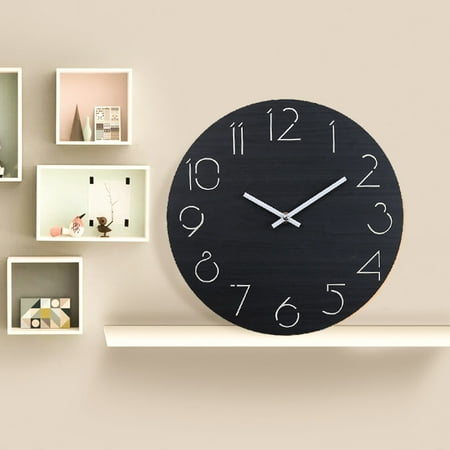 Minkissy Wall Clocks for Living Room Mute for Friends Living Room 1Pack