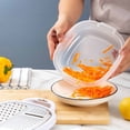 thumbnail image 4 of Julienne Peeler Kitchen Tool, Stainless Steel Shredder, Sharp Blade + Easy Clean, Modern Design, For Home Cooking, Vegetable Slicer, Food Prep Cutter, High-Speed Efficiency, Compact Storage Box, 4 of 8