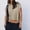 Khaki, variant on Women'S T Shirts Short Sleeve Workout Shirts Open Back Tops Casual Yoga Athletic Gym Slouchy Crop Running Tees Khaki S