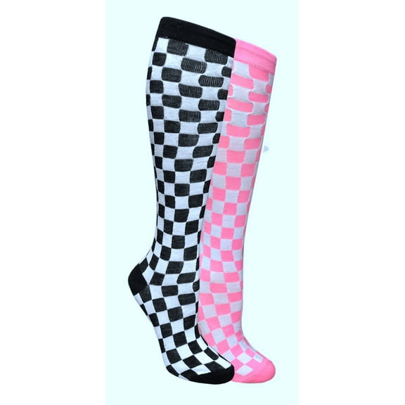 Women's 2 Pairs Truly Beautiful Comfortable Durable Soft Cable-Knitted Knee-High Socks LSR458-2P One SizeAssorted
