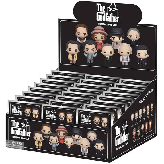 3D Figural Bag Clip The Godfather Series 1 Mystery Box (24 Packs)