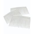 thumbnail image 1 of 14 Clear Plain Plastic Smooth Hair Clips/Combs 2 3/4"" Long, 1 of 4