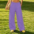 thumbnail image 7 of hotojiny Baggy Sweatpants Women Fashion Wide Leg Pants for Women Elastic Waist Drawstring Unisex Sweat Pants Streetwear S-3XL, 7 of 7