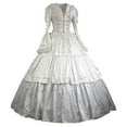 thumbnail image 2 of UPPADA Liquidation Robes d'Invitée de Mariage pour Femmes Hiver Robe à Manches Longues Grande Taille Robe Évasée Robe Maxi de Cocktail pour Femmes Robes de Soirée Ajustées Robes d'Été à Fleurs pour Femmes, 2 of 7