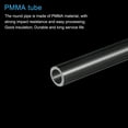 thumbnail image 4 of Acrylic Pipe Clear Rigid Round Tube 4pcs 5mm ID 8mm OD 6" for Lamps and Lanterns, Water Cooling System, 4 of 6