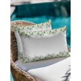 thumbnail image 4 of Outdoor Pillows Waterproof, Eucalyptus Leaves Bedding Throw Pillows with Insert for Couch Sofa Bed, Lily Flowers Country Pastoral Botanical 12x20 Inch Pillowcases Decorative Patio Pillow Set of 1, 4 of 8