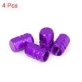 thumbnail image 2 of Unique Bargains 4pcs UniversalPurple Tire Stem Valve Caps Car Dustproof Hexagon Shape Aluminium Alloy Tire Cap, 2 of 5