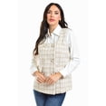 thumbnail image 2 of Chaleco Tweed Roman Fashion /Juvenil, 2435 (Beige) beige G, 2 of 5