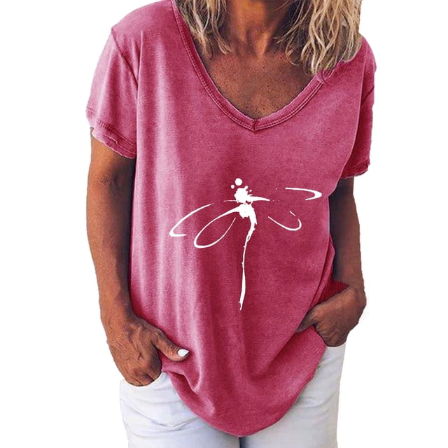 Camisetas de manga corta estampadas para mujer OAVQHLG3B Store lin121212