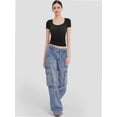 thumbnail image 6 of Womens Basic Scoop Neck Short Sleeve T Shirt Slim Fit Tee Summer Going Out Crop Tops Tight Sexy Shirts, 6 of 6
