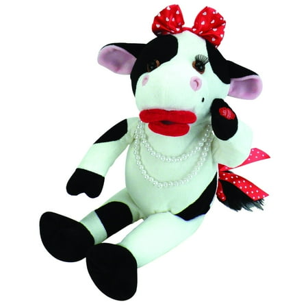 Chantilly Lane 19" Bessy Mae Singing Cow Sings "Besame Mucho