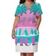 thumbnail image 2 of Vestido de fiesta retro de los 80 de Miami Vice para mujer, elegante y hermoso vestido de verano., 2 of 6