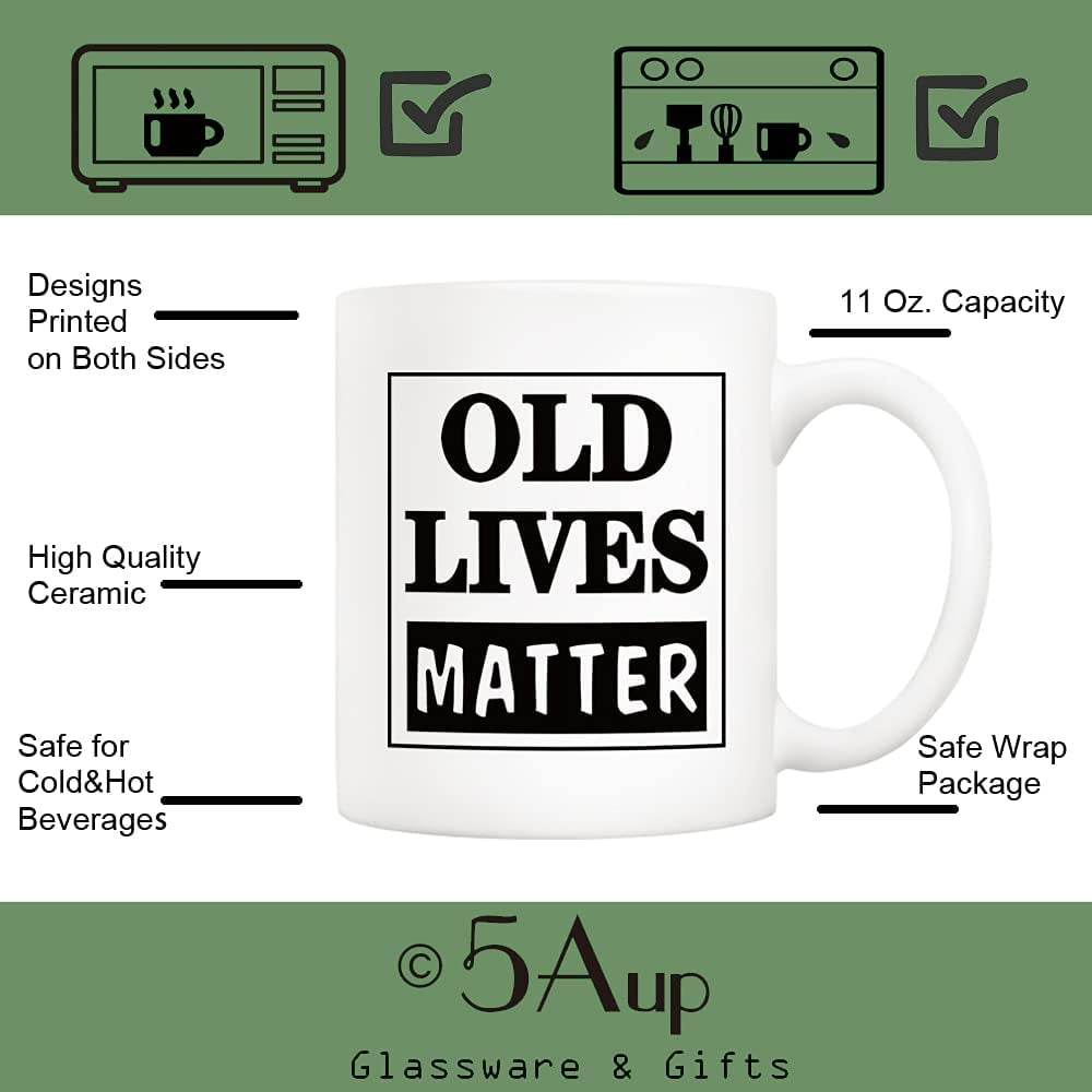  Old Lives Matter Gifts For Elderly Men Old People Gifts Old  Lives Still Matter Coffee Mug 11oz Best Gifts For Seniors Funny Gifts For  Grandpa Old Mug Fathers Day 60th 70th