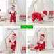 thumbnail image 3 of Peleles para niños y niñas, disfraz de Año Nuevo para bebés, monos rojos de Papá Noel y sombreros, 2 uds., trajes de algodón para recién nacidos de 0 a 24 meses, 3 of 4