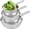 1.5+2.5+4QT Strainer, variant on Stainless Steel Set of 3 – Micro-Perforated Strainers with Handles, Self-Draining Base for Pasta Vegetables Fruit