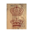 thumbnail image 2 of King and Queen Crown Stencil Template Reusable 8.5 x 11 for Painting on Walls, Wood, Etc. By Stencilville, 2 of 2
