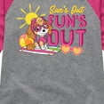 thumbnail image 3 of Paw Patrol - Skye Suns Out Funs Out - Toddler & Youth Girls Raglan Graphic T-Shirt, 3 of 6