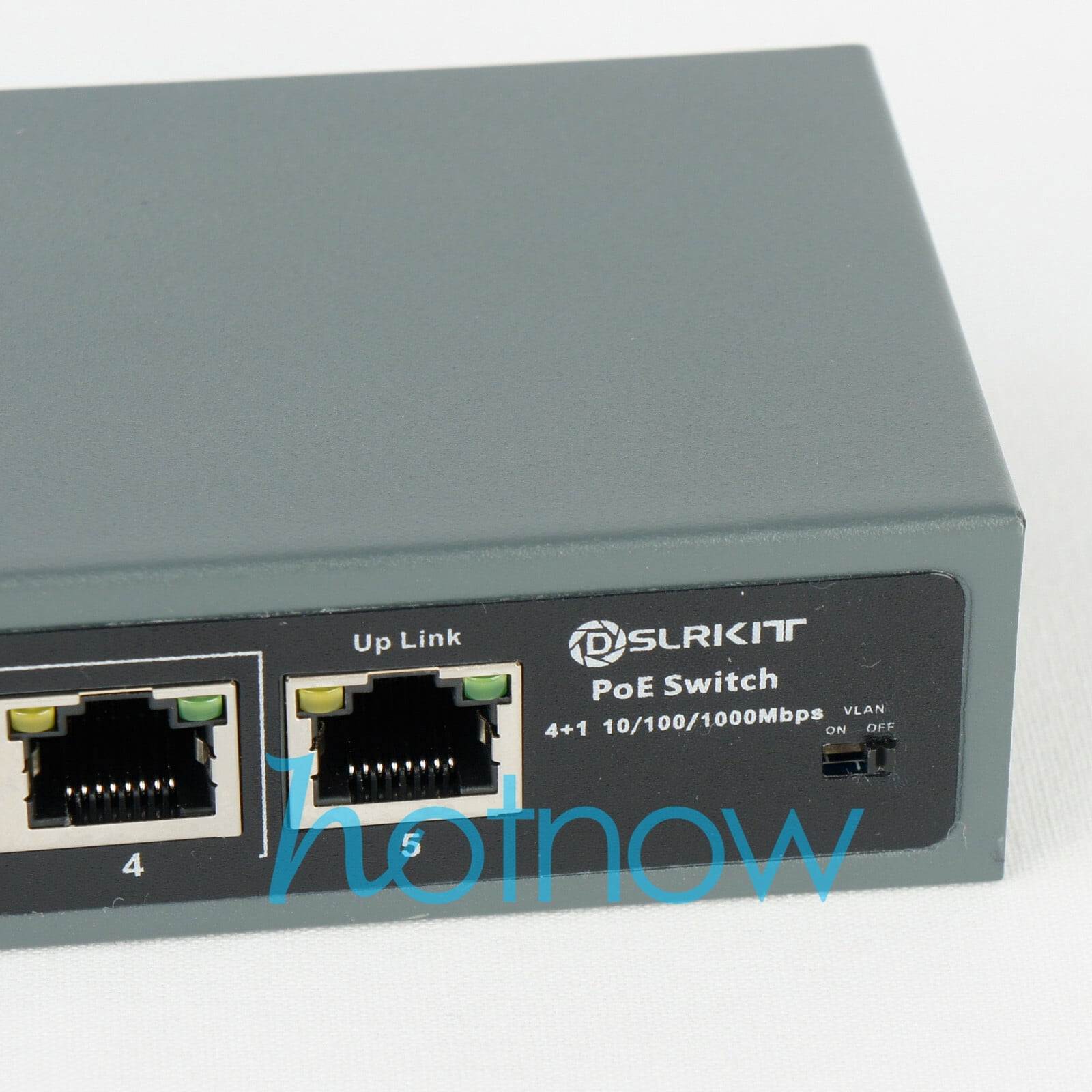 DSLRKIT ALL Gigabit 5 Ports 4 PoE+ Switch 802.3at af Power Over Ethernet 48watt