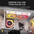 thumbnail image 2 of Enfriador líquido para CPU CORSAIR iCUE Link Titan 240 RX 240 mm AIO, 2 of 8
