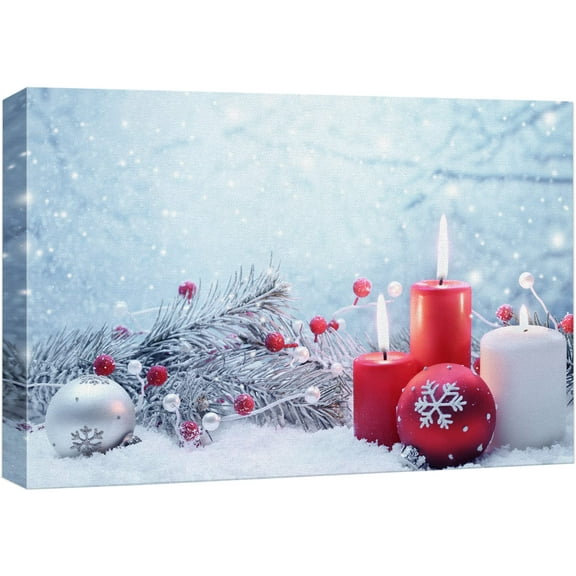 wall26 Canvas Wall Art Merry Christmas Pictures Home Wall Decorations for Bedroom Living Room Paintings Canvas Prints Framed - 32x48 inches