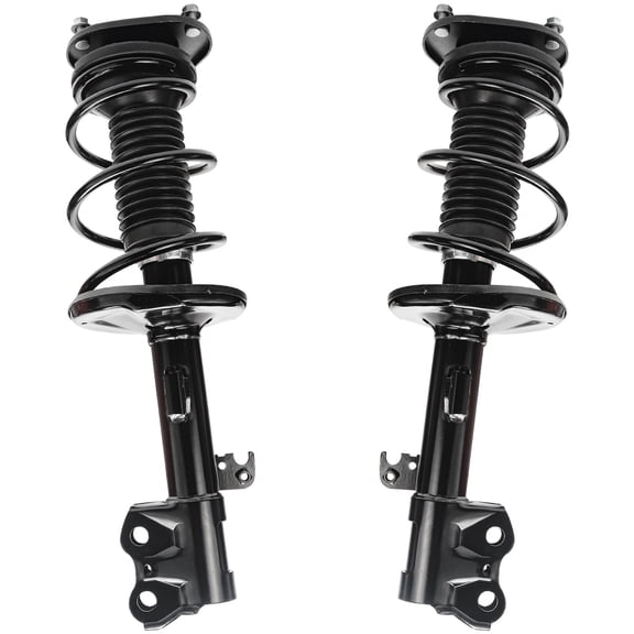 Detroit Axle - 1.8L 2 Front Struts for 2009-2013 Toyota Corolla USA Built 2011-2014 Matrix Replacement 2010 2011 2012 Complete Strut Shock w/ Coil Spring Assembly Passenger Driver Side