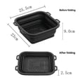 thumbnail image 3 of Portable Silicone Ice Bath Bucket Foldable Cooling Shower for Cold Shower Therapy, 3 of 5