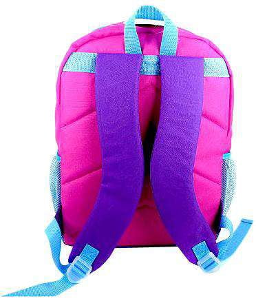 Disney Frozen Anna & Elsa Backpack (Purple & Blue Flowers)