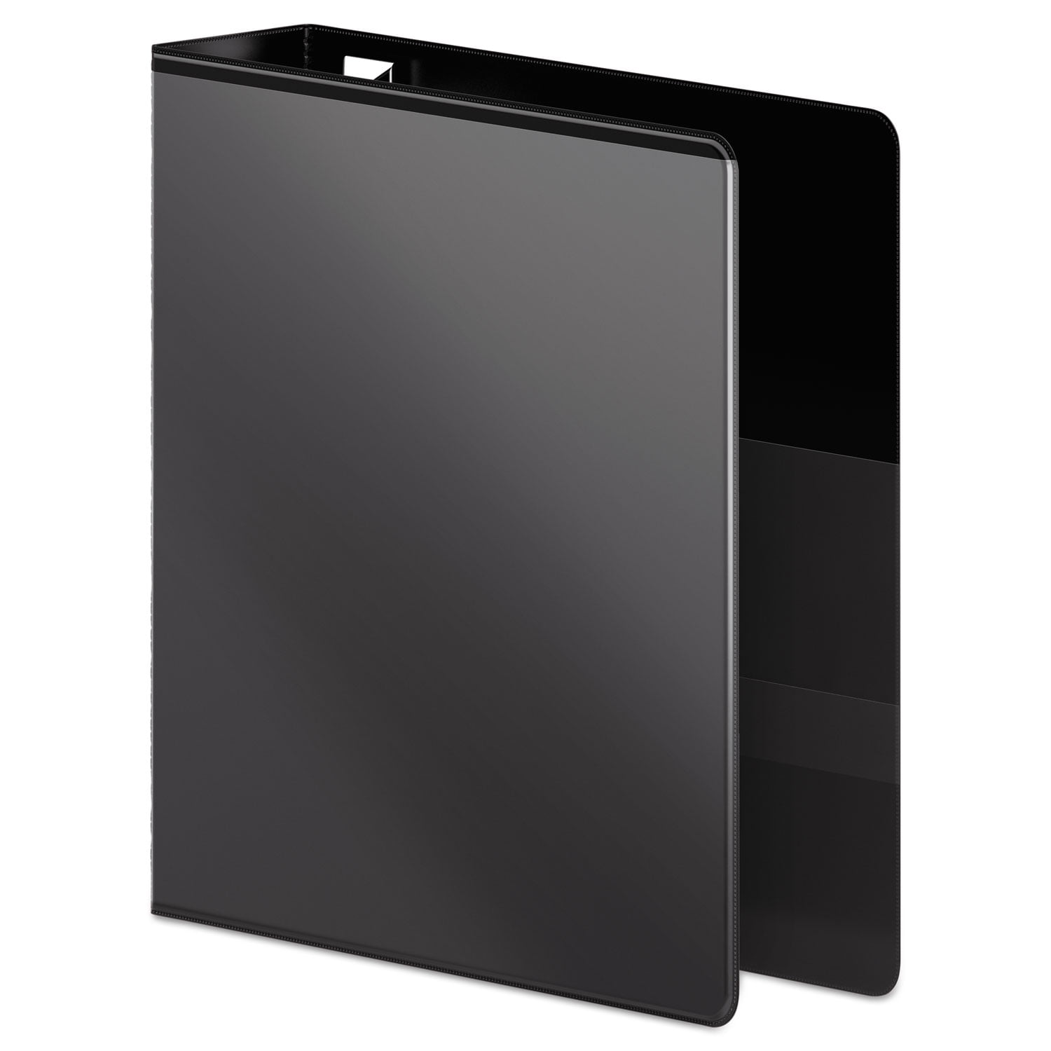 Wilson Jones Ultra Duty D-Ring View Binder w/Extra-Durable Hinge 3' Cap Black 86631