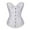 White, variant on JFGHDG Corset Halter Top Women's Bustiers & Corsets Bustier Tops for Women Corset for Renaissance Vintage Corset Strapless Corset Top Women Corset Green L