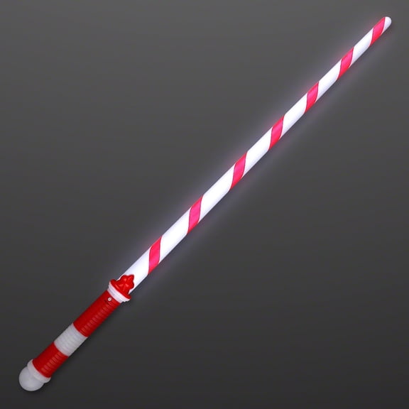 FlashingBlinkyLights Candy Cane Light up Sword Christmas Saber Toy