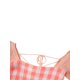 thumbnail image 4 of Sunloudy Tops cortos para mujer, cuello cuadrado, manga corta, contraste de color, estampado a cuadros, suéter, camisa de punto para damas jóvenes Sunloudy  S M L, 4 of 7