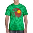 thumbnail image 2 of Wild Bobby, Silhouette Red Moon, Streetwear, Tie-Dye Tees, Spiral Kelly, Medium, 2 of 3