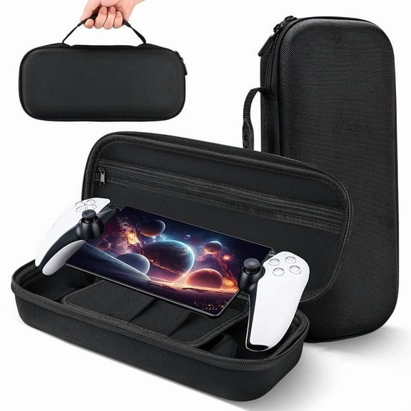 Carrying Case for PS Portal, Protective Storage Bag for Playstation Portal Durable Travel - Black