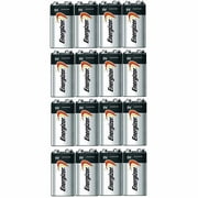 Energizer E522 Max 9V Alkaline Battery Exp. 03/18 or Later Made in USA - 16 Count