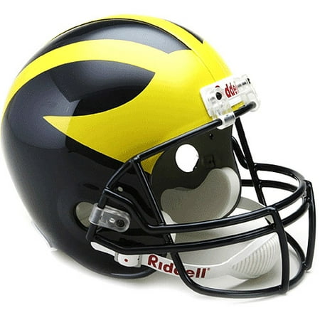 Riddell College Full Size Authentic MICHIGAN Helmet